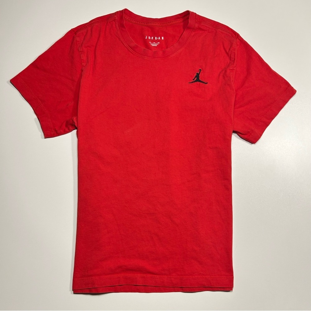 Jordan Men's Jumpman Embroidered Logo T-Shirt Gym Red Black Size 2XL